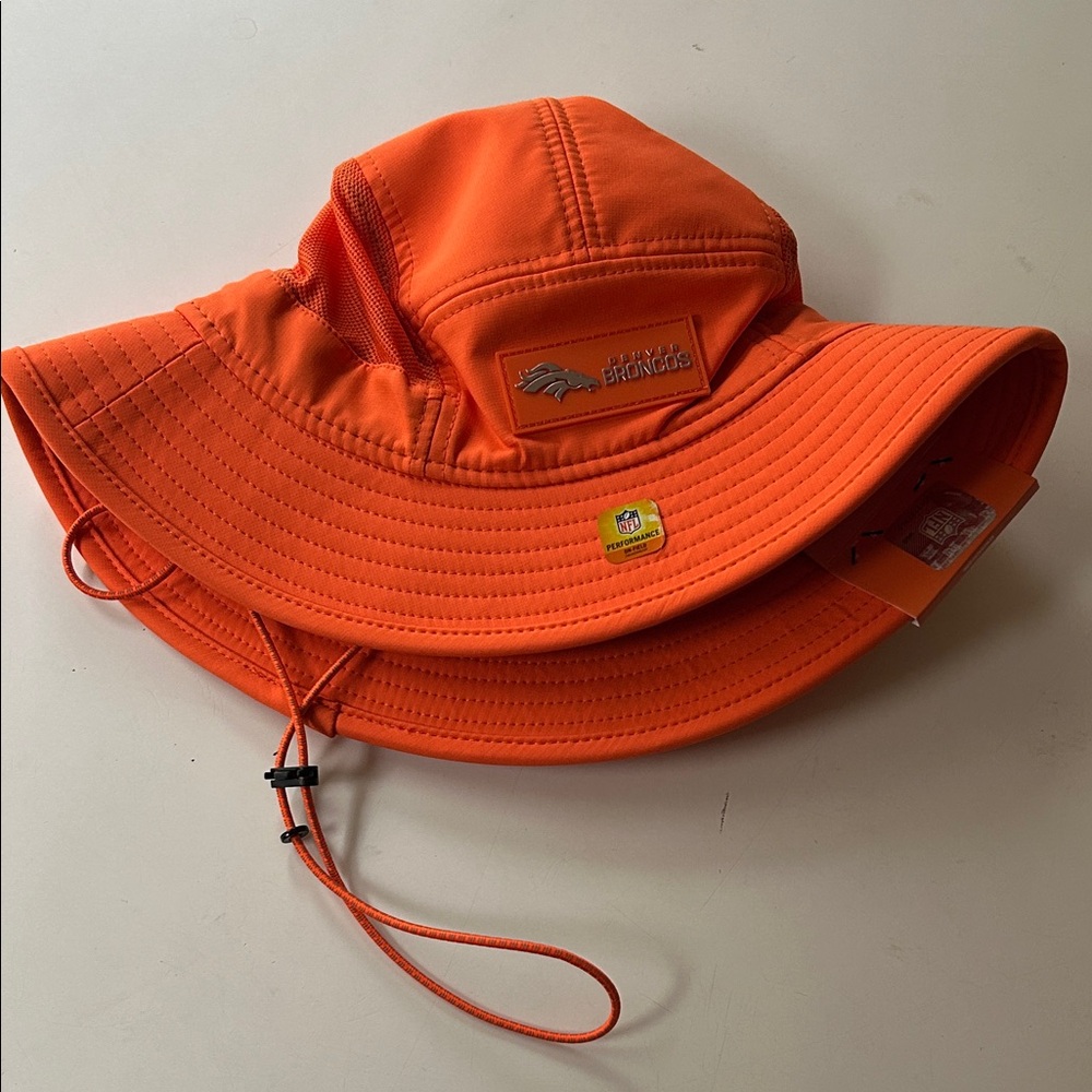Adult Orange Bucket Hat Denver Broncos
